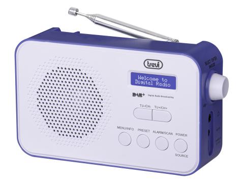 Immagine per DAB 7F92 R RADIO DAB PORTATILE BLU da Sacchi elettroforniture